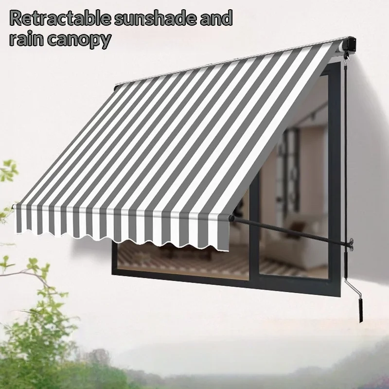 Outdoor Window Store Entrance Diagonal Support Telescopic Rainproof Bay Window Universal Awning Toldo De Terraza Exterio 그늘막 타프