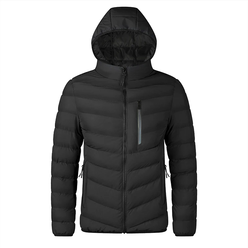 Nuevo Otoño Invierno hombres cálido impermeable Parkas chaqueta abrigo para hombre con capucha Casual marca a prueba de viento prendas de vestir