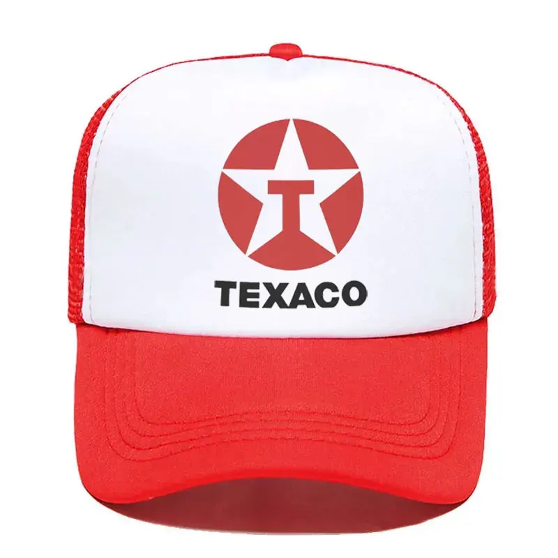 Classic Texaco Mesh Trucker Hat Fashion Men Women Advertising Travel Team Baseball Caps Truker Hats snapback cap hats for men