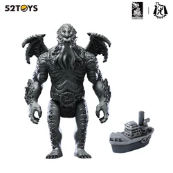52TOYS Action Figure Legacy of Lovecraft, Monochrome Version, Collectible Desktop Decoration, Creative Gift for Birthday Party