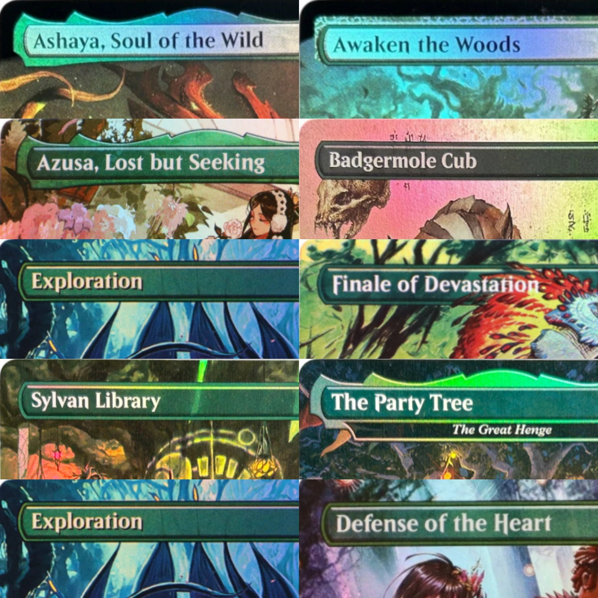 LK13 Finale of Devastation Exploration Defense of the Heart Badgermole Cub Hochwertige TCG-Proxy-Karten (Black-Core)