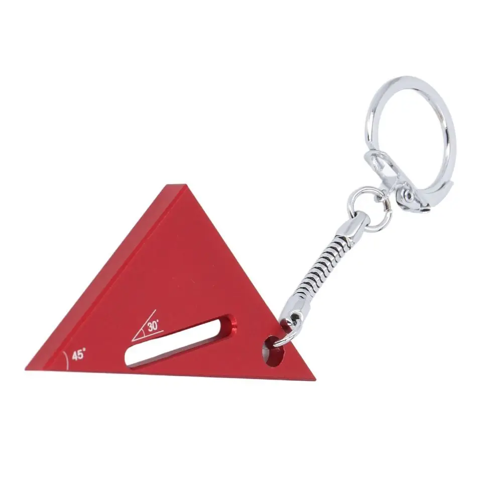 

2PCS Aluminum Alloy Carpenter Square 45/90 Degree Compact Triangle Ruler High Precision black Measuring Square Woodworking