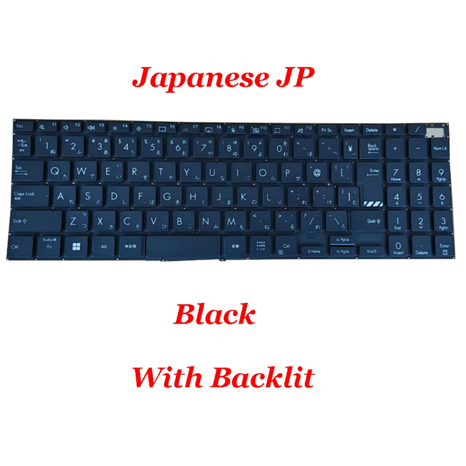 JP\UK\US Keyboard For ASUS Vivobook PRO 15 OLED K6500Z K6500ZC