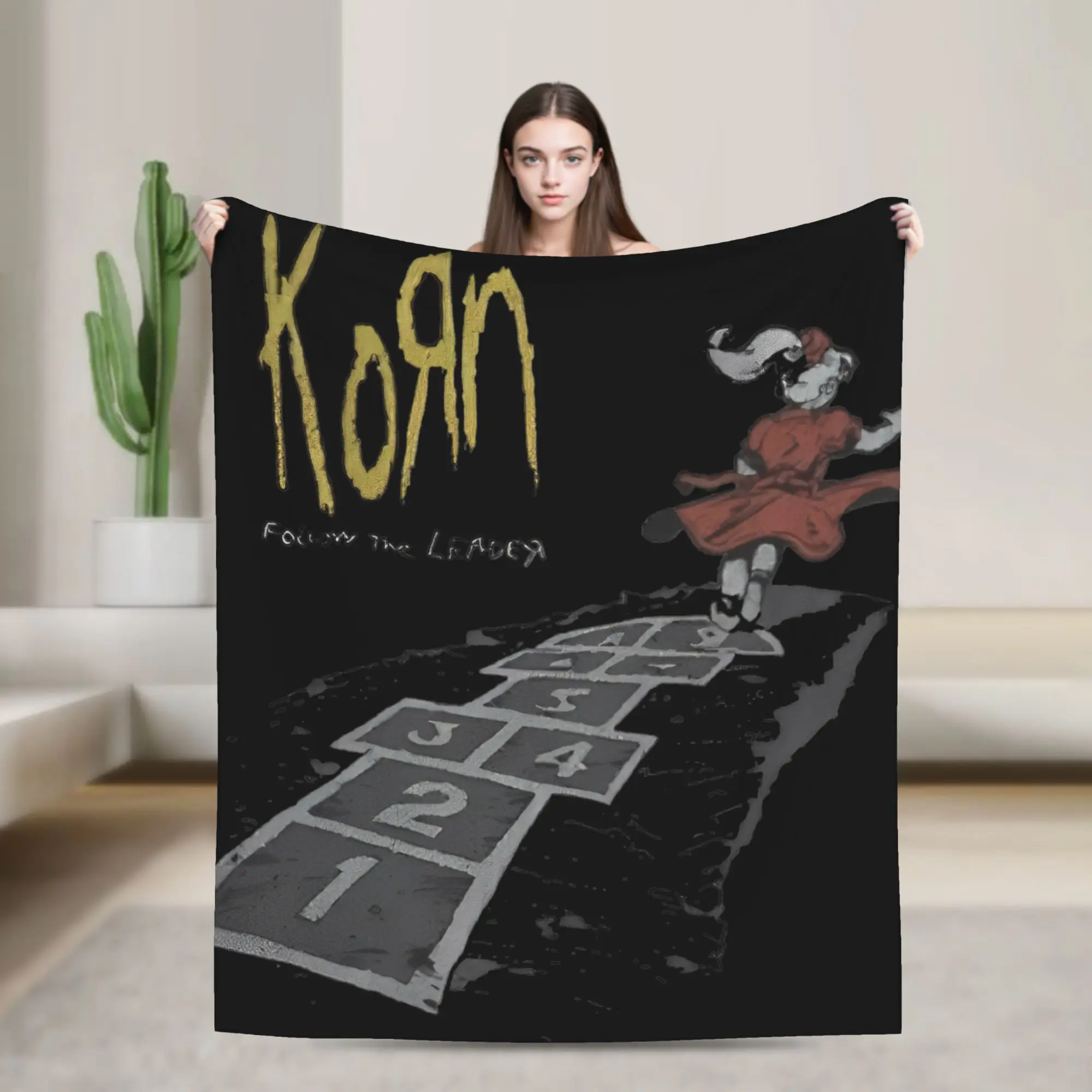 

Одеяло Korn, уютные и легкие пледы разных размеров с рок-музыкантной группой для дивана, дивана и кровати