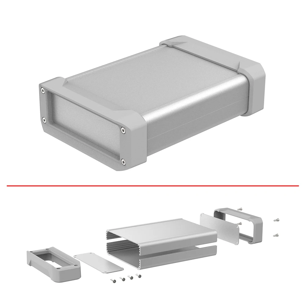 Custodia per batteria in metallo a prezzo Super basso custodia per alimentatore custodia per strumenti elettronici scatola per custodia in alluminio