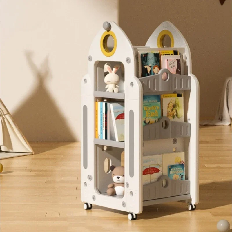 Rak Buku Rak Buku Anak Berputar Rak Anak Rak Buku Mainan Buku Anak Organizer Rak Penyimpanan Anak Furnitur Anak