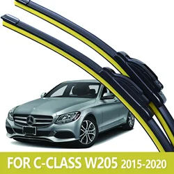Windshield Wiper Blades For  Mercedes Benz C-Class W205 2015-2020 2PCS Windshield Cleaning Car Accessories