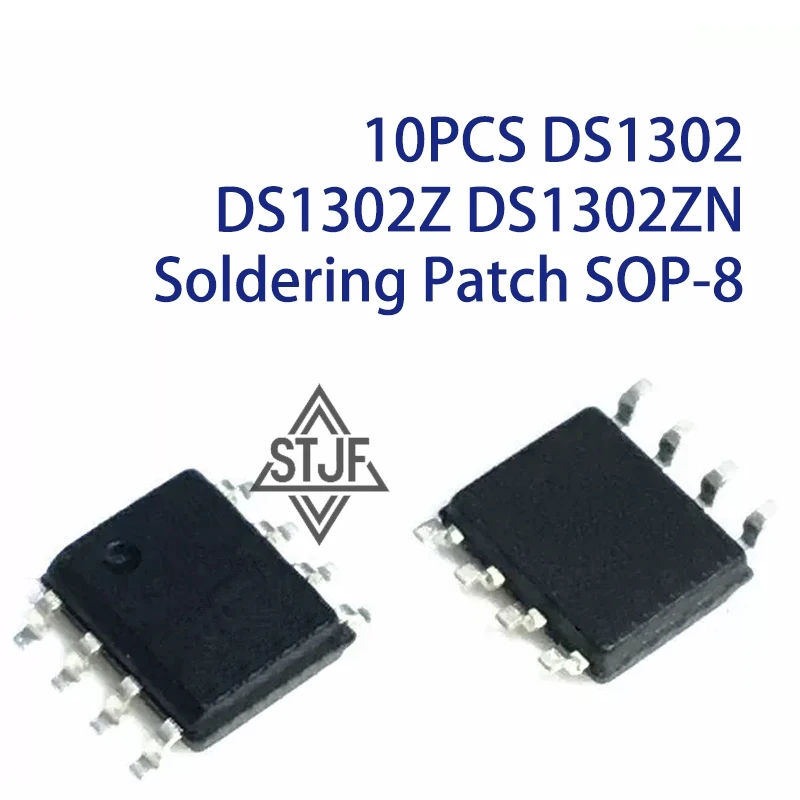 10PCS DS1302 DS1302Z DS1302ZN Soldering Patch SOP-8