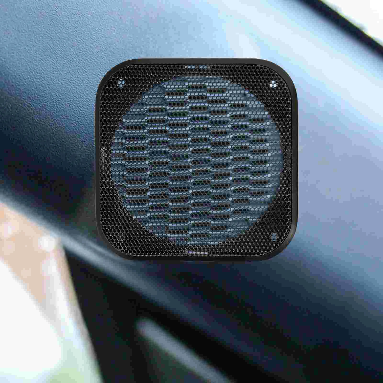 Grille de haut-parleur de voiture en maille, grilles de caisson de basses, couvertures en métal et plastique, accessoires, 2 pièces