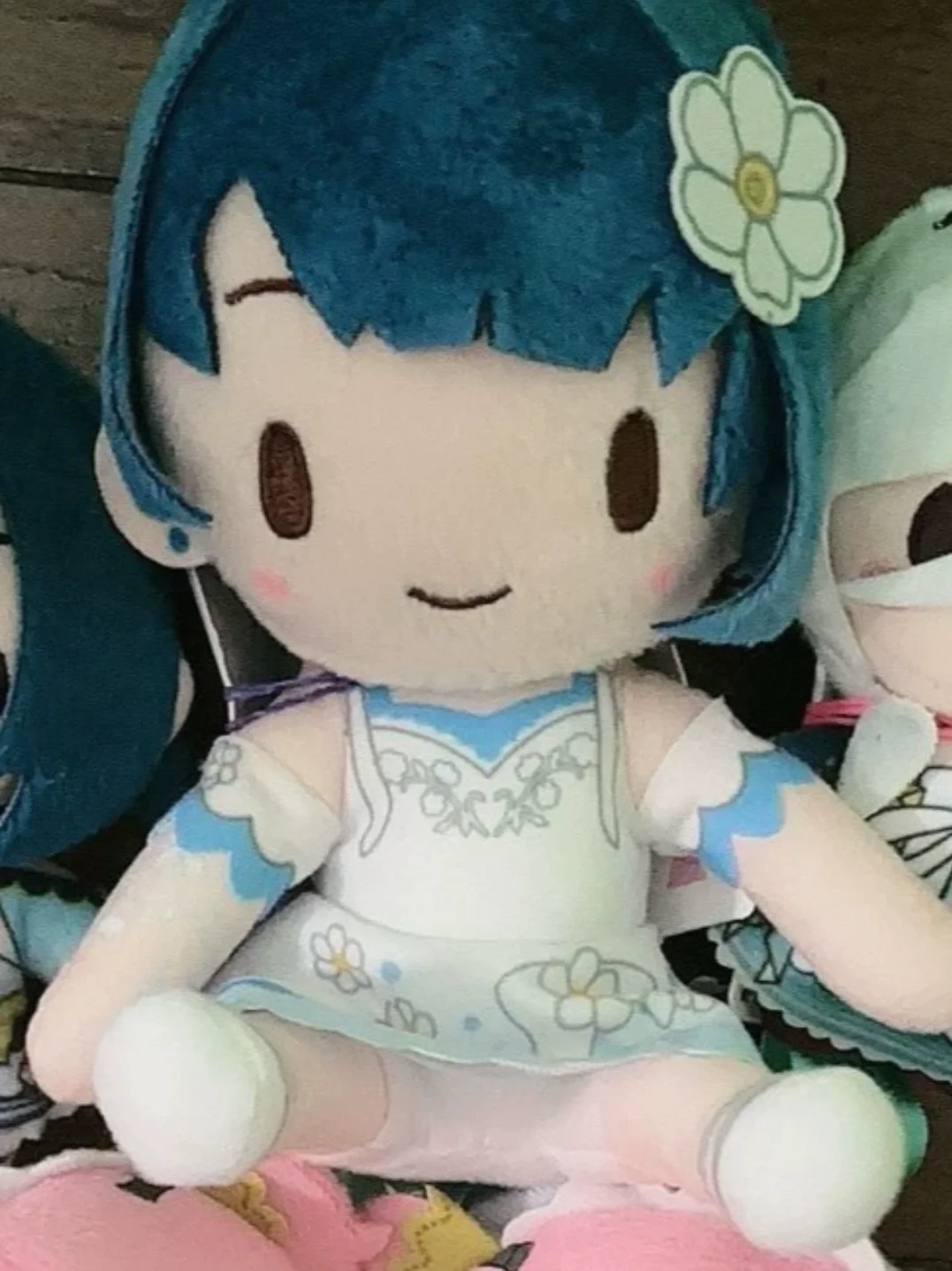 مشروع سيكاي: المرحلة الملونة! Airi Szk Hrk-Fufu شخصيات كرتونية ألعاب الدمى القطيفة مجموعة قلادات من القطيفة هدية لعبة حلية #2