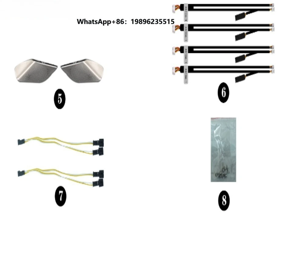 Suitable for G32 6GT 630i M Car Interior Illuminated Tweeter Cover Front Door Audio Speaker Cover
