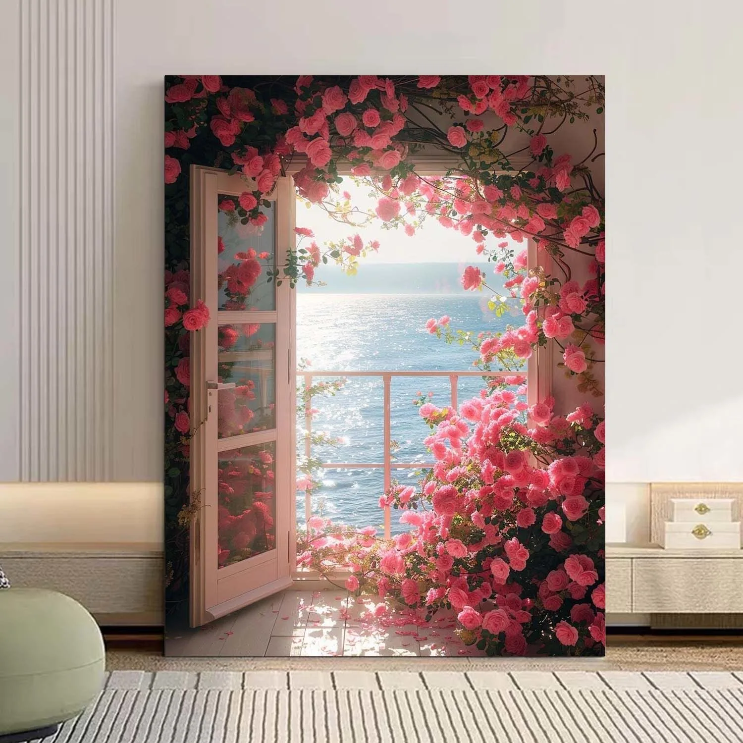 

A-0285 Elegant Flower Oil Painting