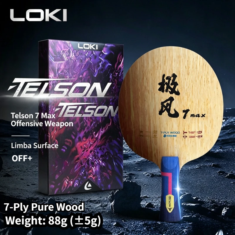 Table Tennis Player - LOKI Telson Jifeng 7 Max Racchetta