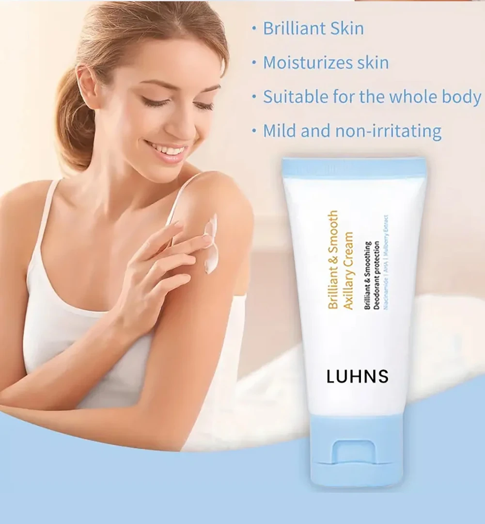 Crema blanqueadora para piel oscura, blanqueamiento de axilas, aclarador de axilas y área íntima, hidratante para mujer, productos coreanos para el cuidado de la piel