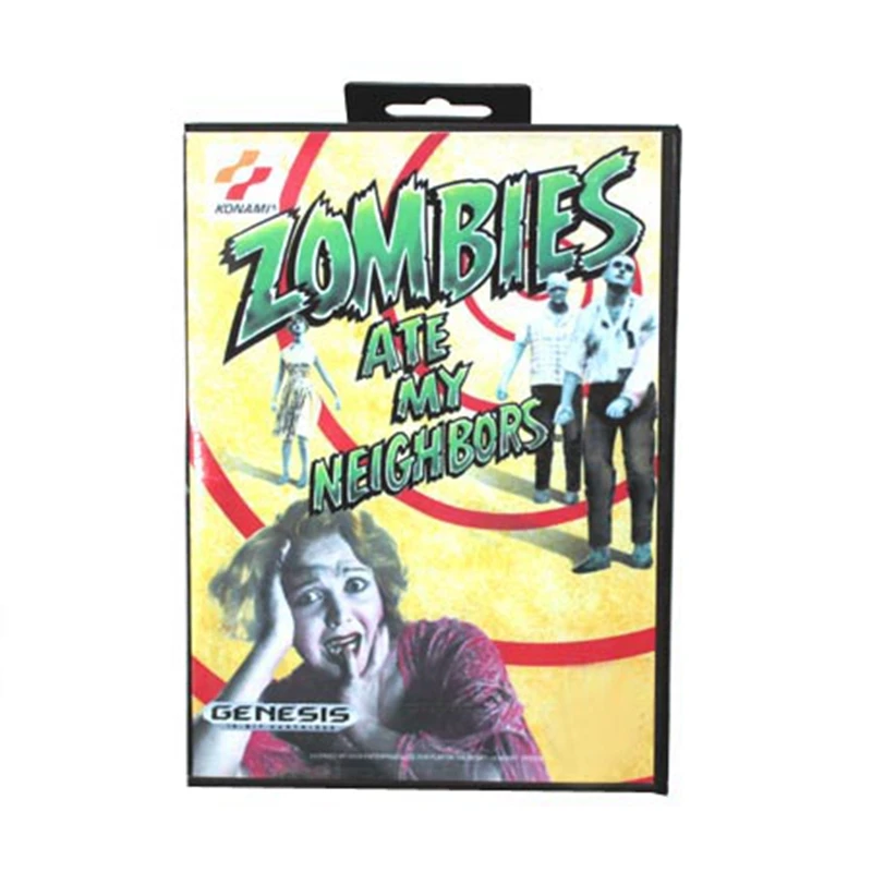 

Новое поступление Zombies Ate My Neighbours 16-битная игровая карта MD для Sega Mega Drive/Genesis в розничной упаковке