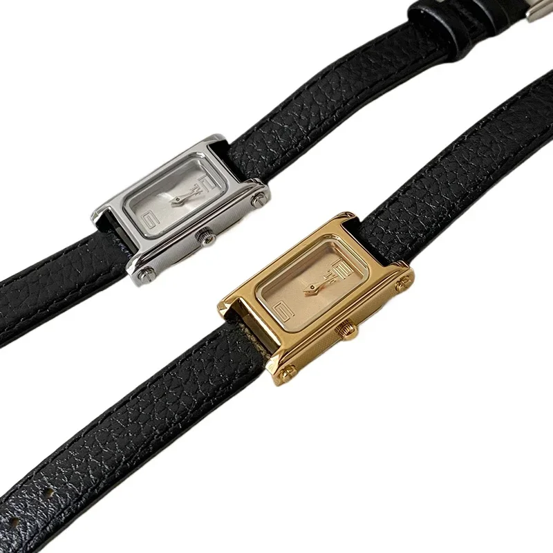 여성용 럭셔리 가죽 방수 자동 시계, 학생 트렌드, 심플한 클래식, 우아한 쿼츠 시계, 신제품