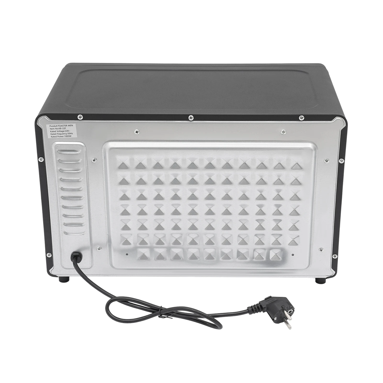 فرن كونترتوب كهربائي 22 لتر، محمصة خبز 1000 وات مع مؤقت 60 دقيقة، 4 أنابيب تسخين للمطبخ الصغير