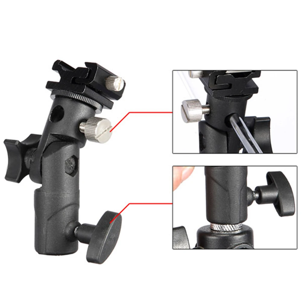 

2 PCS Lamp Holder Flash Stand Mount for Light Bracket Camera Multipurpose DSLR