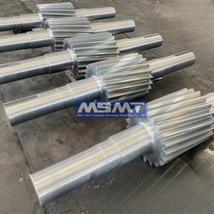 Forging Steel Large gear Shaft Large Roller Shaft Custom Long Warranty 34crnimo6 Main Drive Propeller gear Shaft