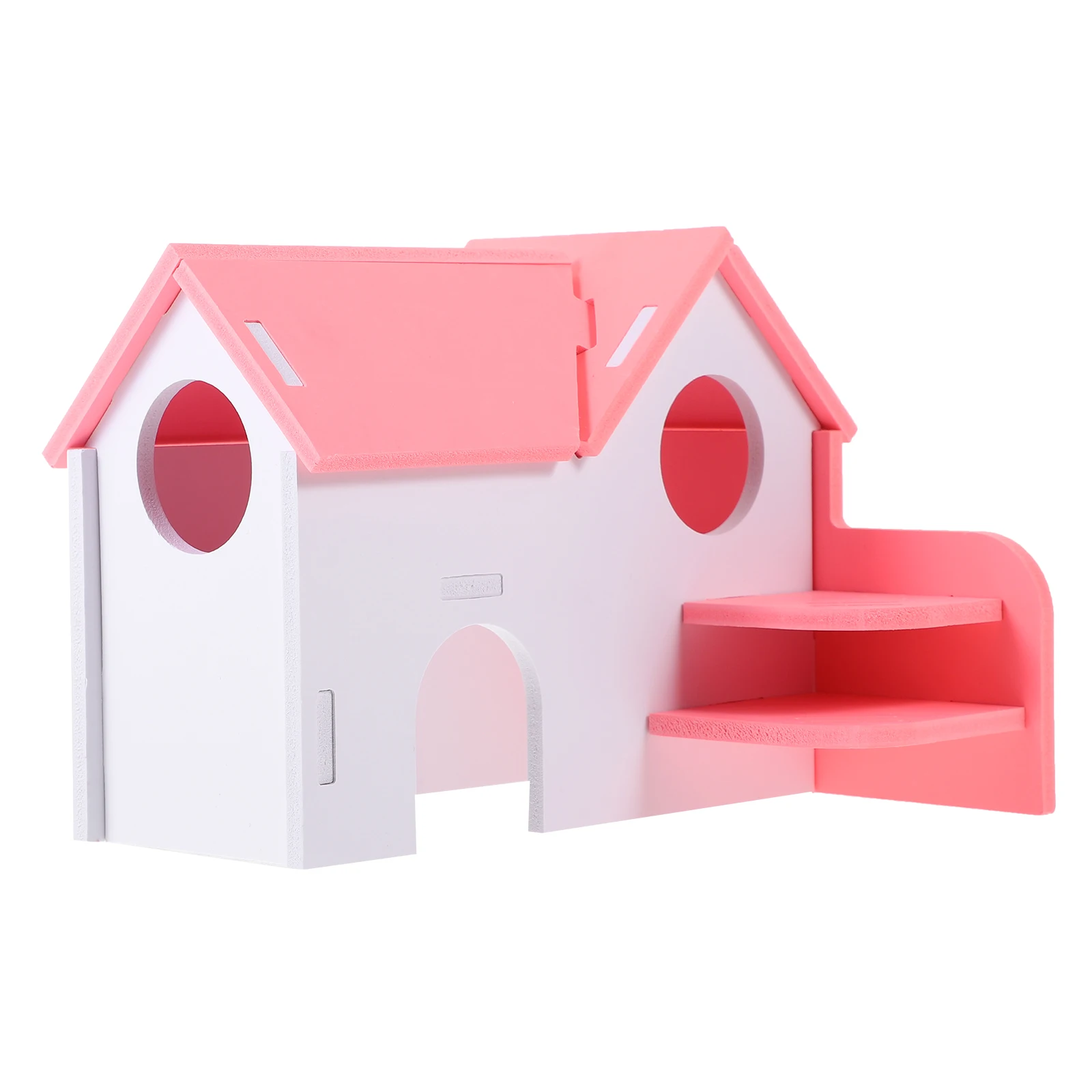 

Colorful Small House For Hamsters Warm Comfortable Pet Nest Round Edge Smooth Safe Fun Structure Sleeping Play Hideout