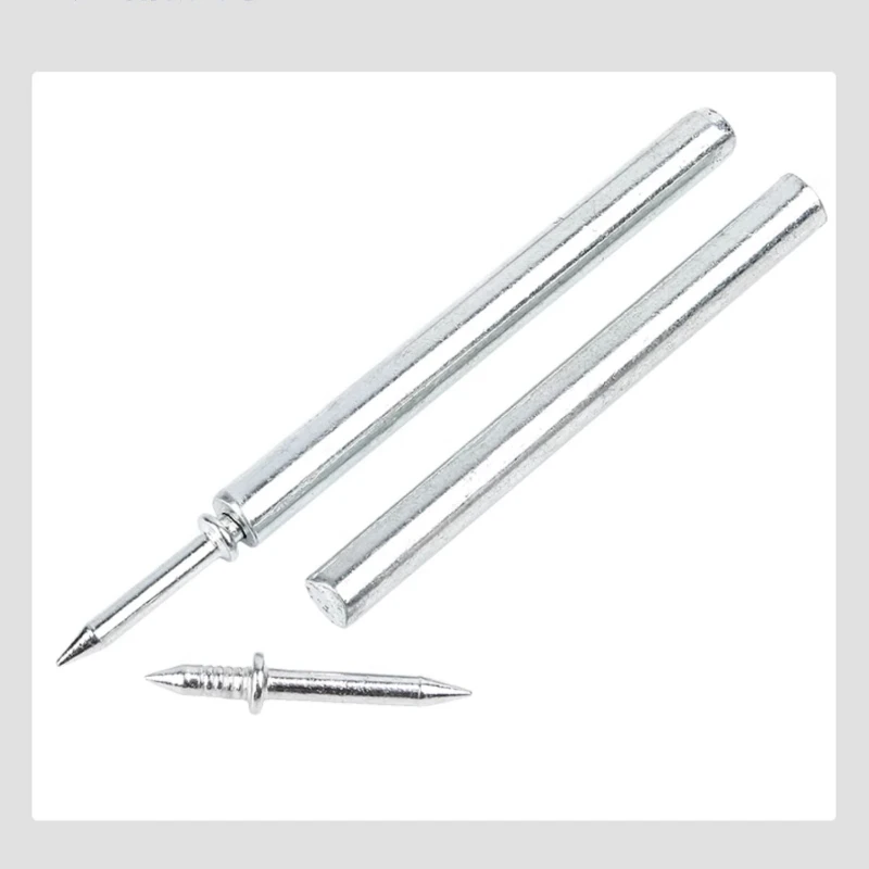 Carbon Steel Double Head Nails Seamless Nails Skirting Thread Nail Without Marks Metal Rust-Proof nails Wood No Trace Fixator