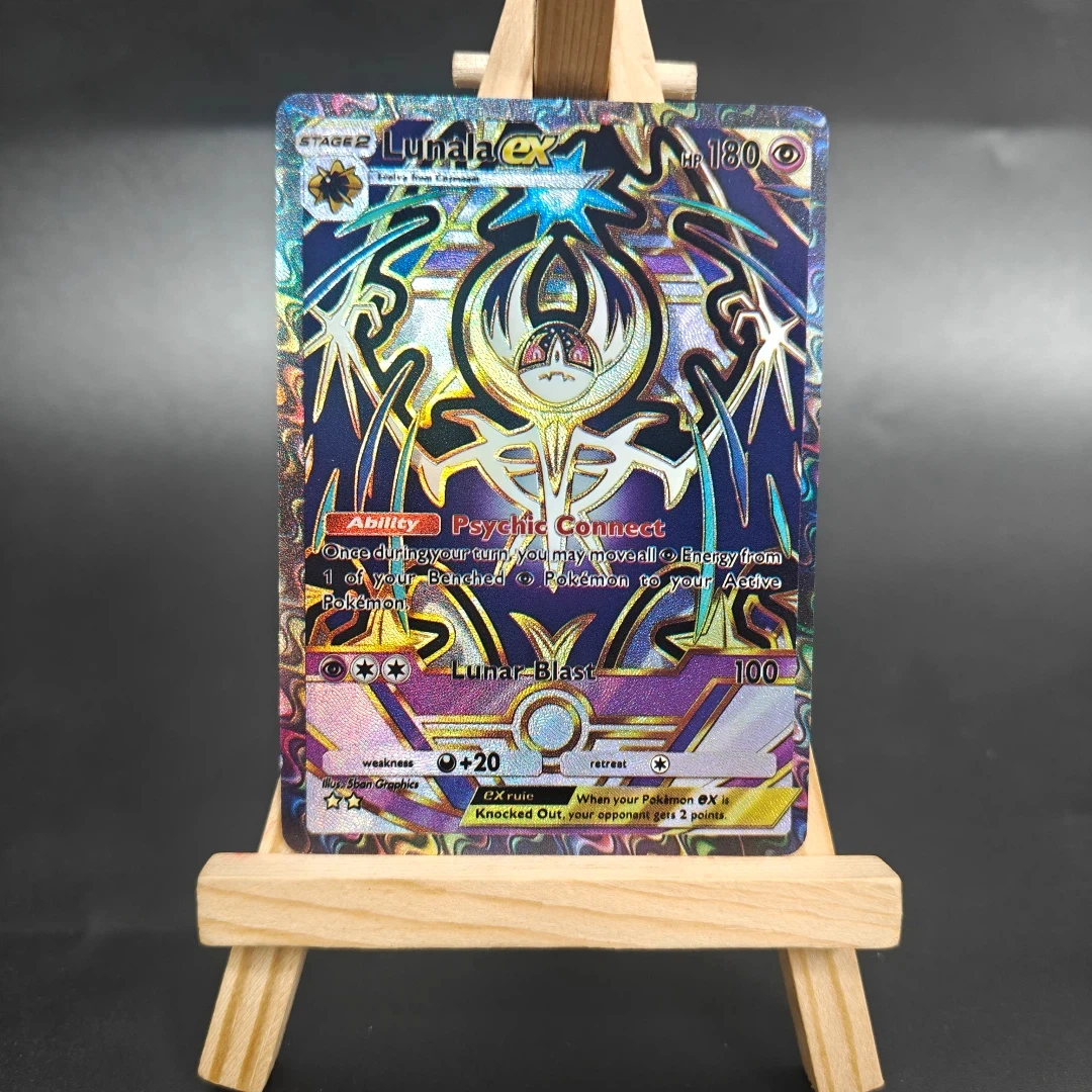 لتقوم بها بنفسك البوكيمون TCG بطاقات الجيب غامرة EEVEE بيكاتشو تشارجر ميو Dialga Solgaleo Lugia Arceus Lillie EX APP بطاقة الألعاب