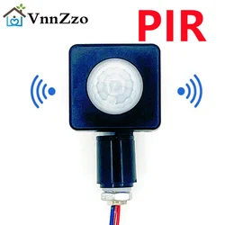 PIR Motion Sensor Outdoor Indoor Infrared Light Switch With LED Light Sensitive AC 85-265V IP54 Time Delay Home Lighting Home