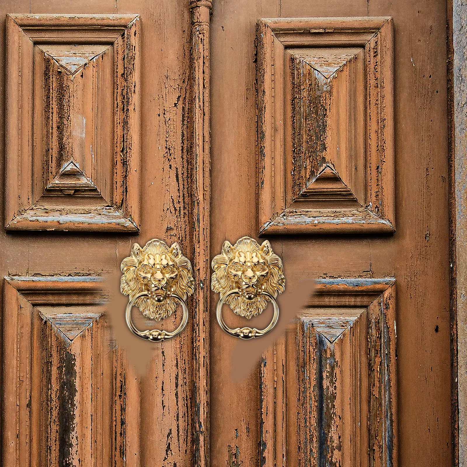 

Lion Head Door Handle Zinc Alloy Antique Style Furniture Cabinet Drawer Wardrobe Decorative Pull Knob door knocker