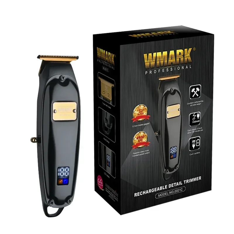 

Новые WMARK NG-2021C, хит продаж, перезаряжаемые машинки для стрижки волос, 6900 об/мин, профессиональные электрические триммеры для волос, ножницы для резьбы