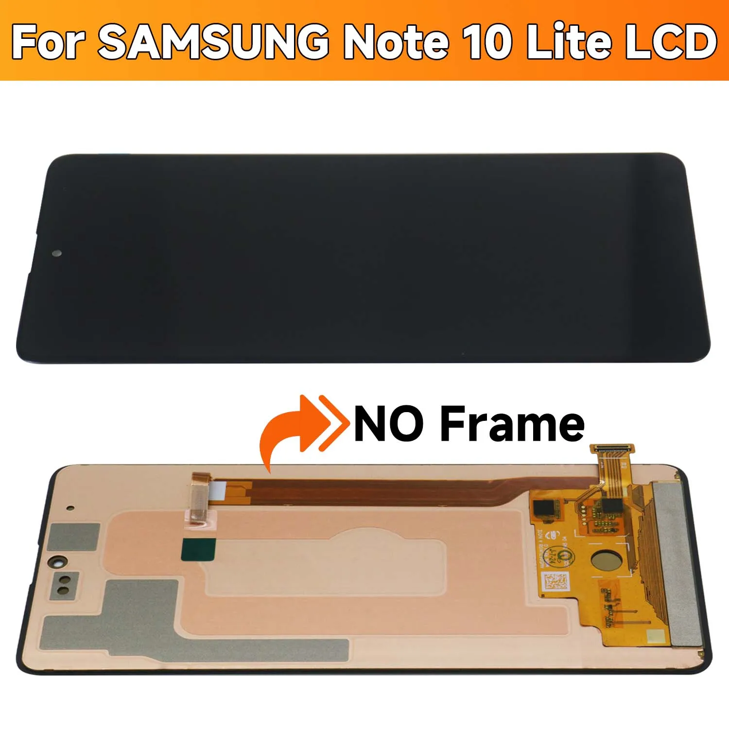 Note 10 Lite For Samsung 6.7\'\'For AMOLED Note10 Lite N770F N770F/DS LCD Display Touch Screen Digitizer Assembly Replacement