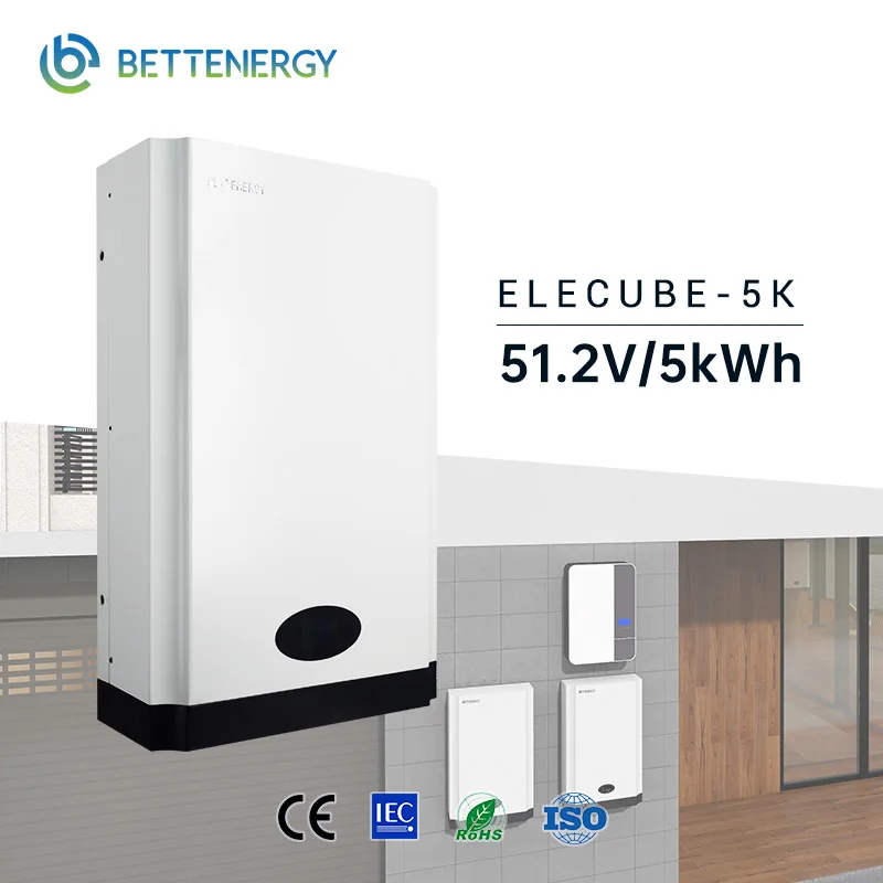 BETTENERGY-Sistema solar de batería de litio powerwall, 5kw, con Growatt, 5000ES y LONGI, panel solar de 550W para almacenamiento de energía en el hogar