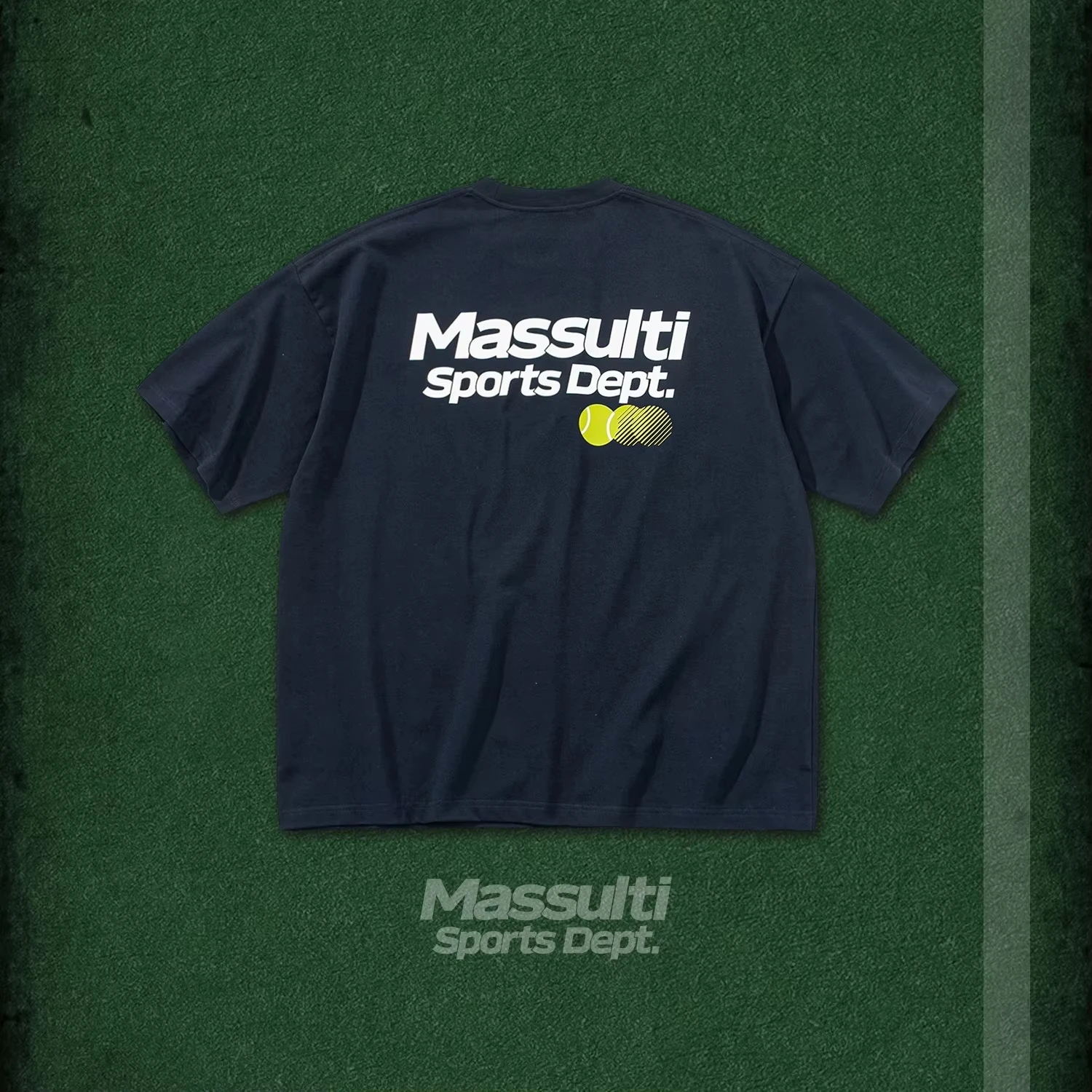 

Новая летняя хлопковая футболка с рисунком Tennis Massulti Sports Dept, мужские и женские футболки, спортивная одежда высокого качества, топы