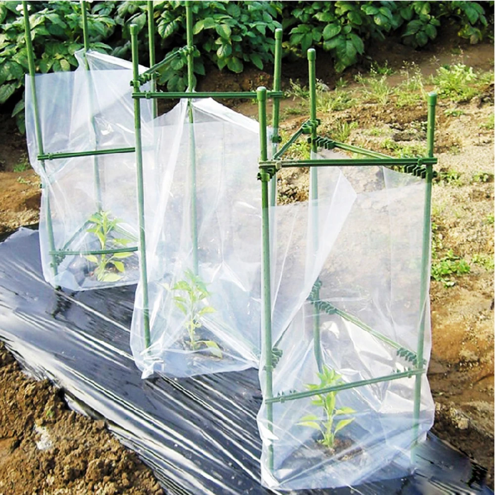 Bras de piquet de vigne grimpante, connecteurs Tomato T1, 6 pinces pour piquet de 11mm, 12 pièces