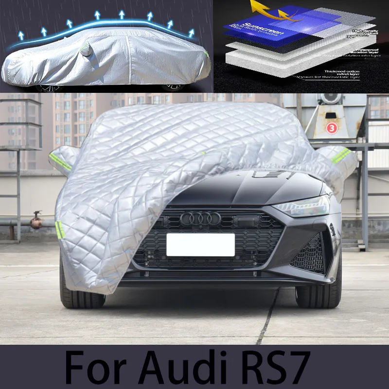 

For Audi RS7 Car hail protection cover Auto rain protection scratch protection paint peeling protection car clothing