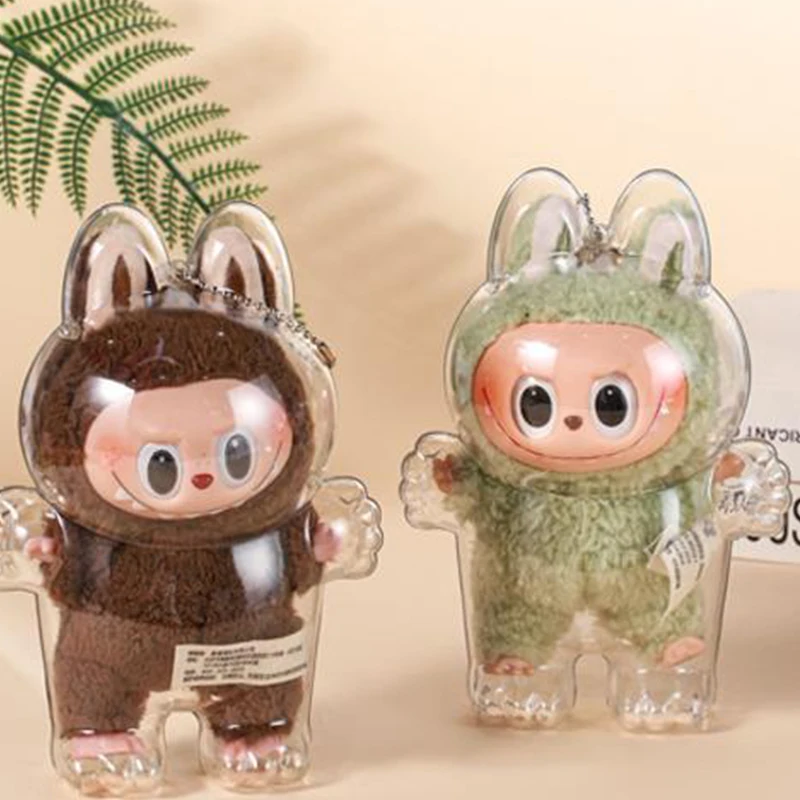 غطاء شفاف من Bubble Mart LABBUBU Lab Generation قناع واقٍ شفاف لحفلات الجلوس #4