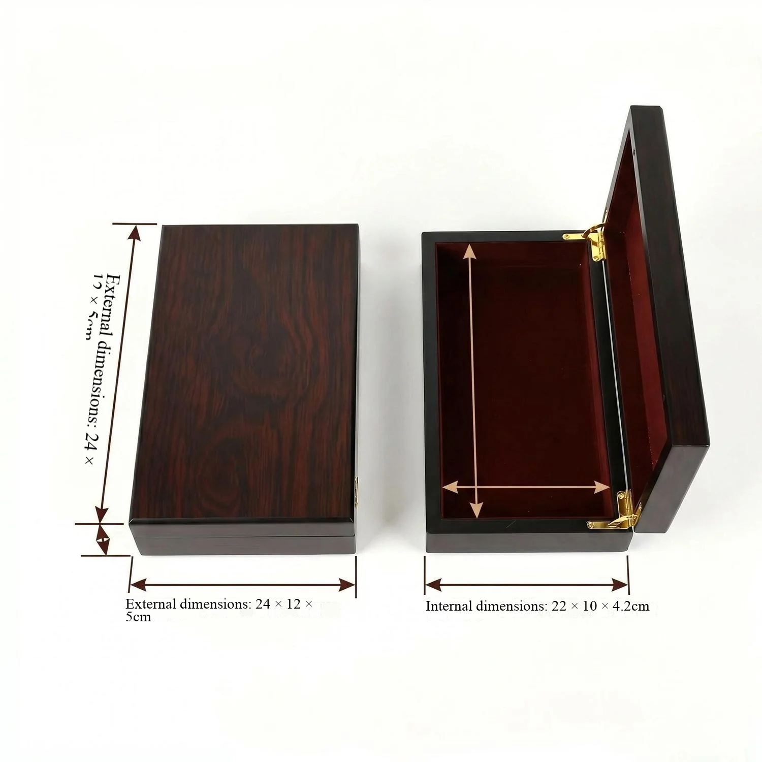 boite-de-rangement-pour-bijoux-en-bois-de-santal-noir-haut-de-gamme-motif-barre-d'or-emballage-professionnel