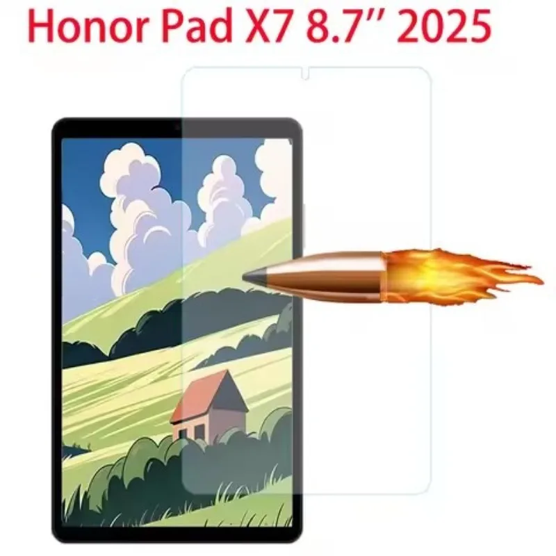 

Ультра прозрачное закаленное стекло для Huawei Honor Pad X7 8,7 дюйма 2025 X9a V9 X9 11,5 X8a 11 X8 Lite Защитная пленка для экрана планшета