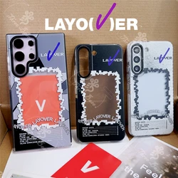 Custodia per telefono V LAYOVER TaeHyung per Samsung galaxy NOTE9 10 Note20 A22 A33 A34 A32 A23 A54 A53 A14 A73 A72 A04 A03 A52 A13 A12