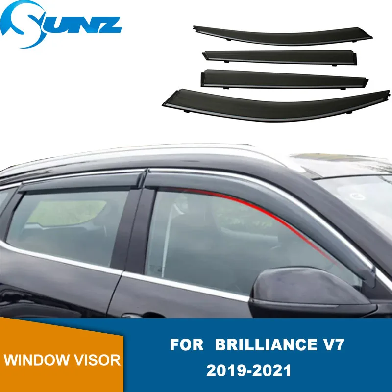 

Side Window Deflector For Brilliance V7 2019 2020 2021 Door Visor Window Visor Vent Shades Sun Rain Deflector Guards SUNZ