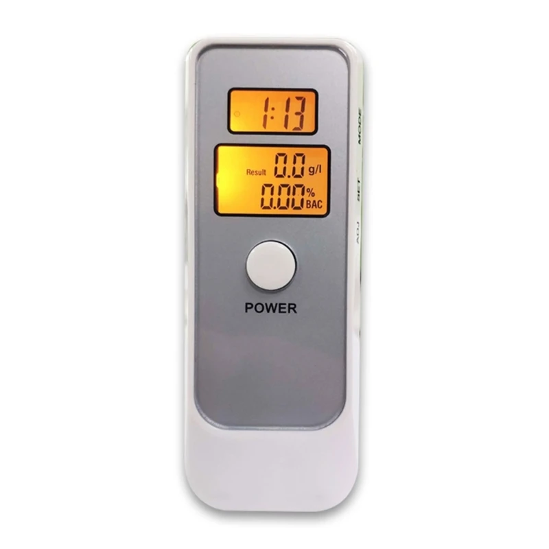 Backlit BAC Tester with Screen & AudibleAlarm Breathalyzer Response