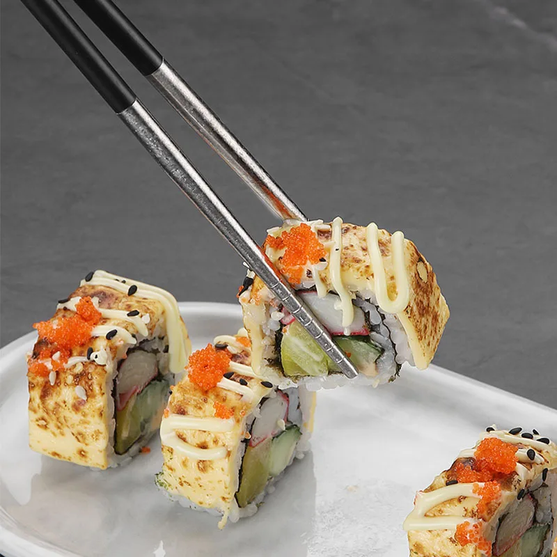 1/2/5 Pairs,24cm Pure Titanium/Titanium Alloy Spliced Chopsticks,Antibacterial,Anti-mold,Anti-slip,Portable Outdoor Tableware
