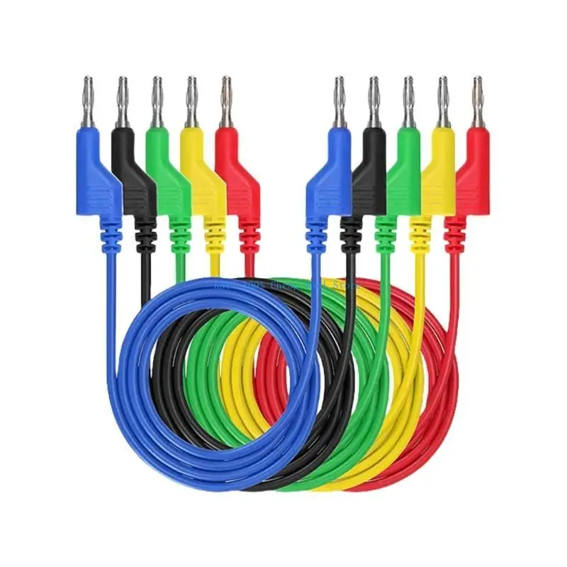 

G6KA Reliable 4mm Copper Test Wire Plugs Test Leads for Experimentation & Maintenance