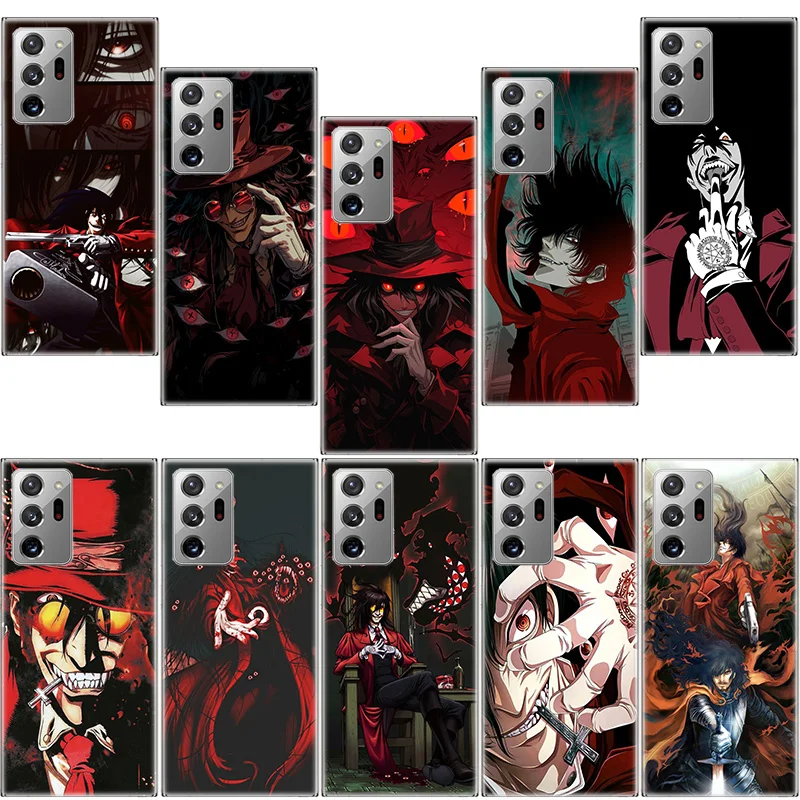 Alucard Helsing Phone Case for Samsung A17 A37 A57 A54 A14 A24 A34 A07 A04S A02S A12 A22 A32 A52S A16 A26 A36 A56 A72 Galaxy Not