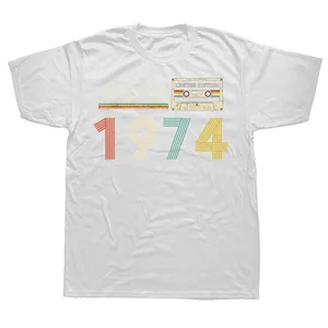 تي شيرت رجالي بإصدار محدود عتيق ، ملابس هاراجوكو ، 50 عاما ، حفلة عيد ميلاد ، ريترو ، 1984 أفضل 12 هدية مبيعات للذكرى الخمسين - رقم 3