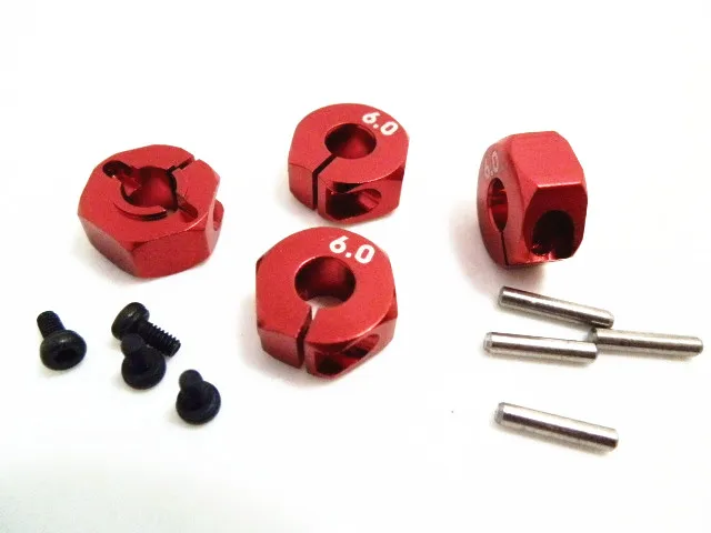1set 4PCS Upgrade Part 12mm Aluminum Alloy Wheel Hex for 1/10 HSP Nitro 94107Pro Off-road Buggy 94102 On-road Car
