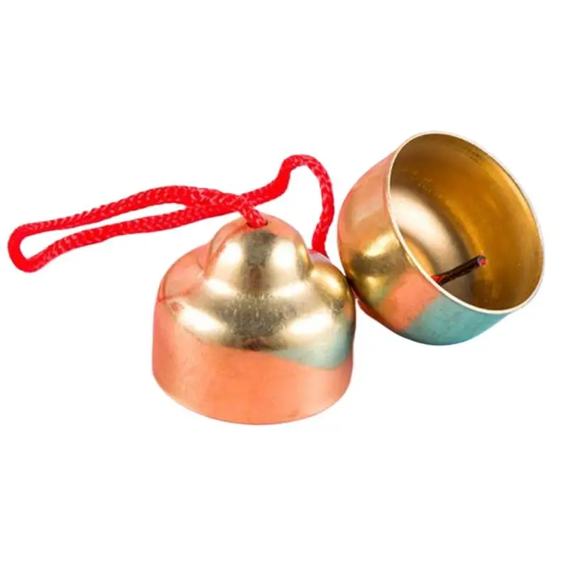 

Children Percussion Bells Toy With String Handle Portable Musical Instrument Early Learning Educational Toy