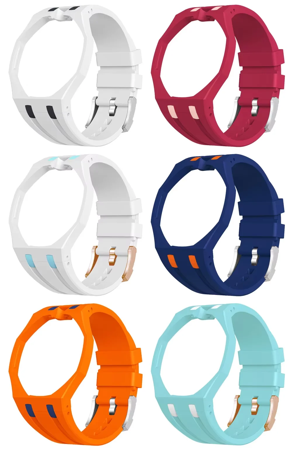 Für Swatch x AP Royal POP Silikonarmband Royal Oak Silikon-Uhrengehäuse Verschiedene Farben zur Auswahl Geeignet als Geschenke – Detail 3