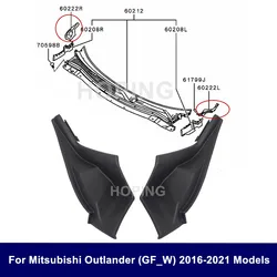 Car Front Windshield Wrap Corner Trim Wiper Side Cowl Trim Cover Lid For Mitsubishi Outlander (GF_W) 2016-2020 7405A773 7405A774