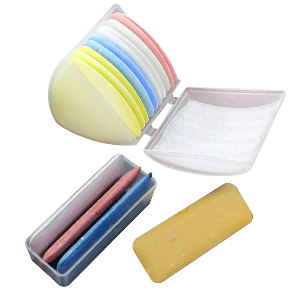 

2 Boxes Tailor Chalk Fabric Markers Square Triangular Sewing Tools DIY Accessories Colored Professional Fabric Markers For