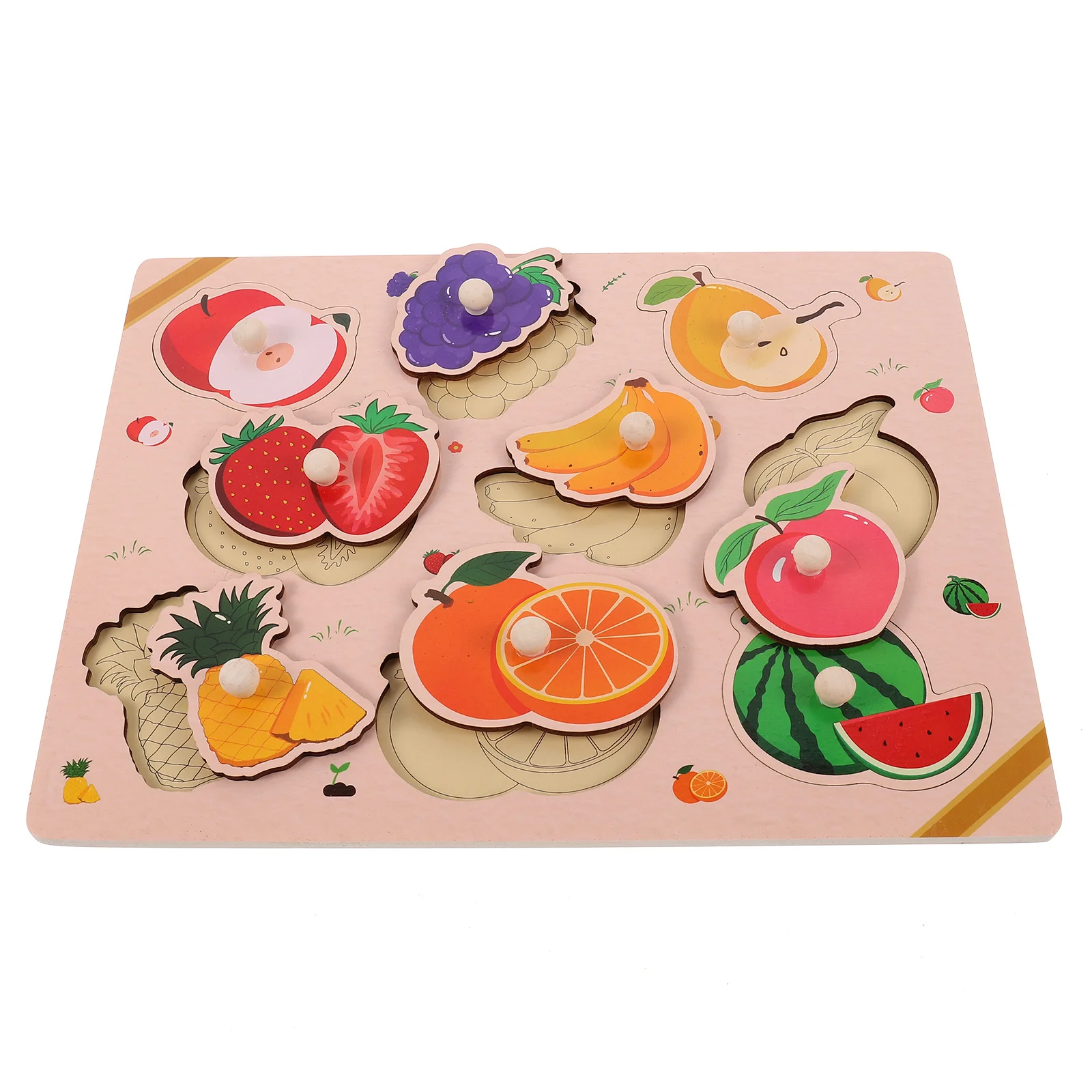 赤ちゃん用木製パズルセット ジグソー 早期学習 教育ゲーム 子供へのギフト